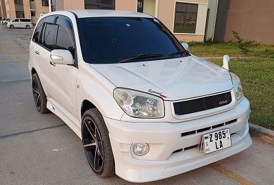 4×4 Toyota Rav4 5doors white $35/day Zanzibar